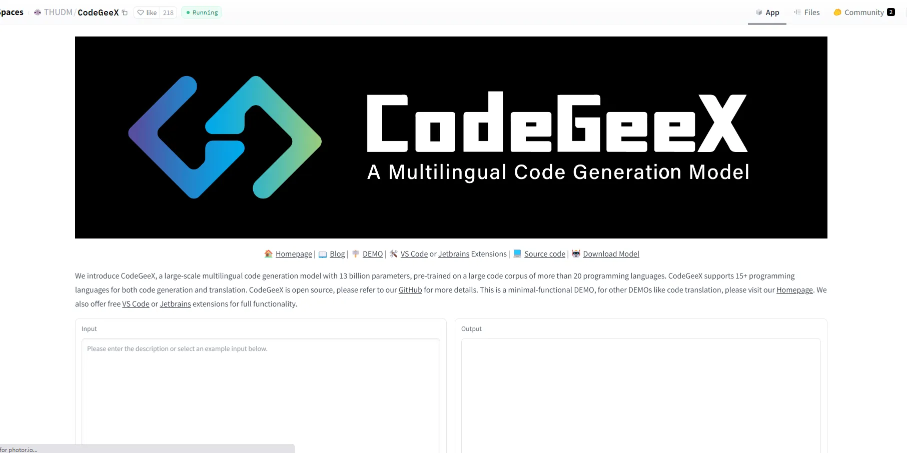 CodeGeeX