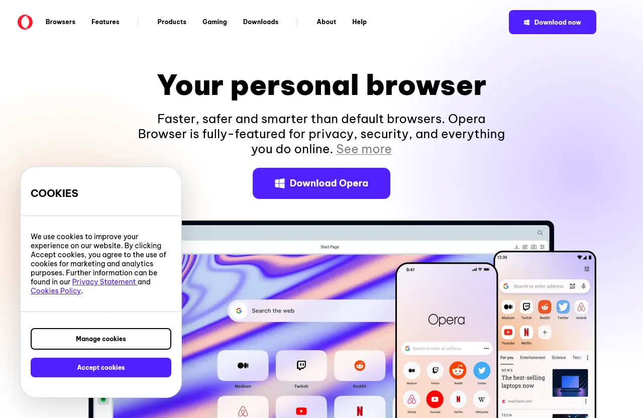 Opera One Browser