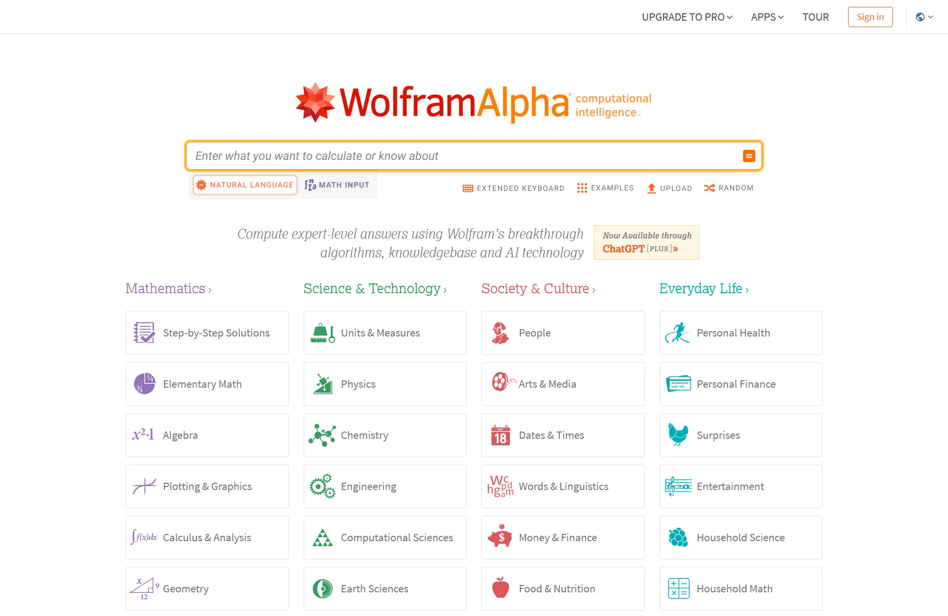 WolframAlpha